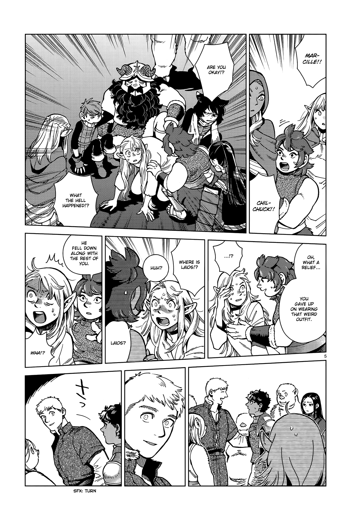 Dungeon Meshi Chapter 89 page 5 - Chapter 89: Winged Lion IV