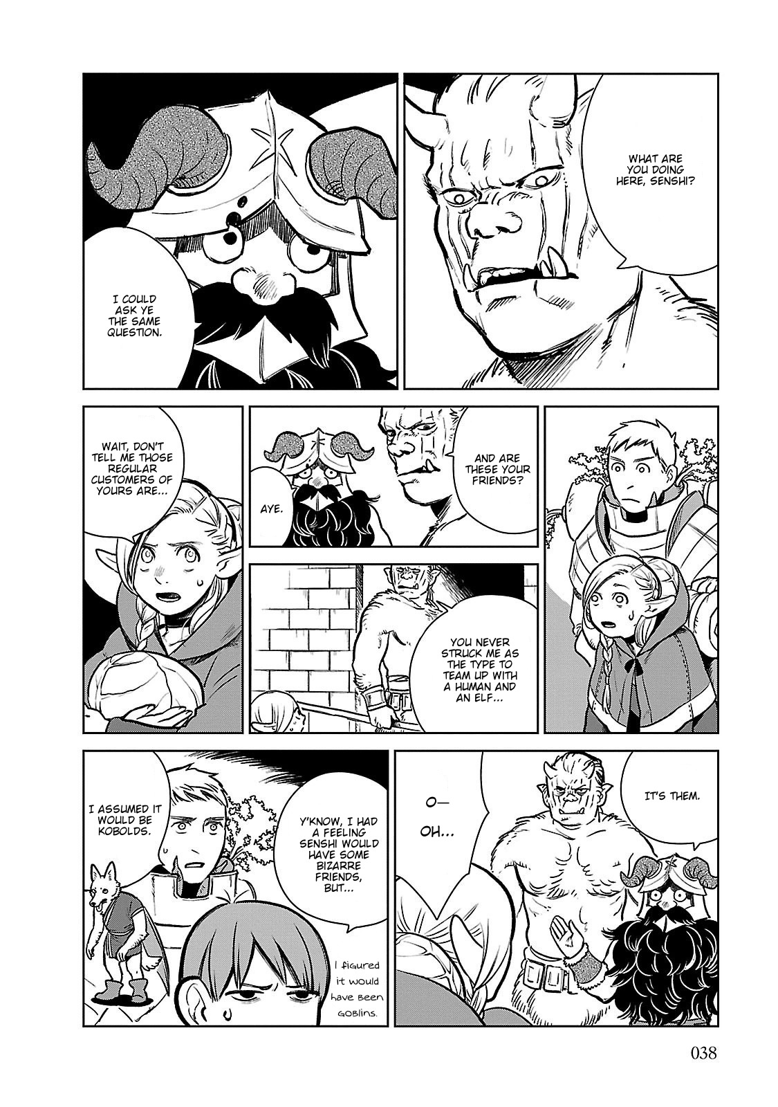 Dungeon Meshi Chapter 9 page 10 - Chapter 9: Orcs