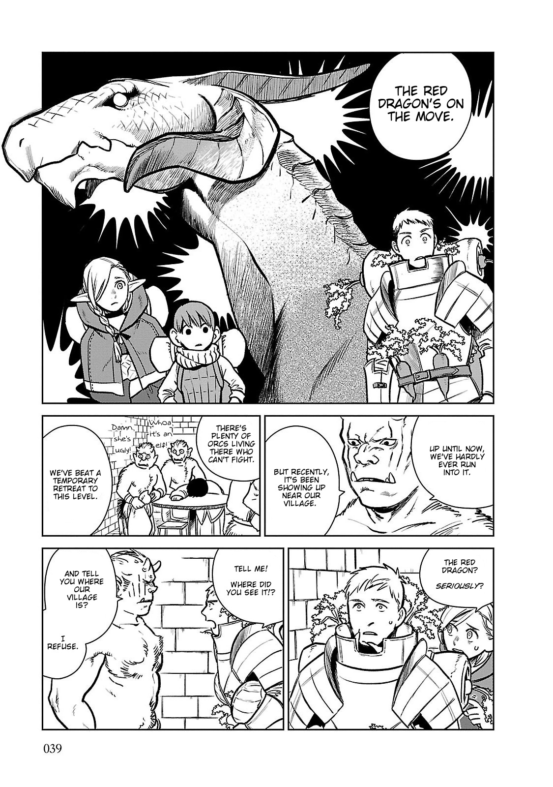 Dungeon Meshi Chapter 9 page 11 - Chapter 9: Orcs