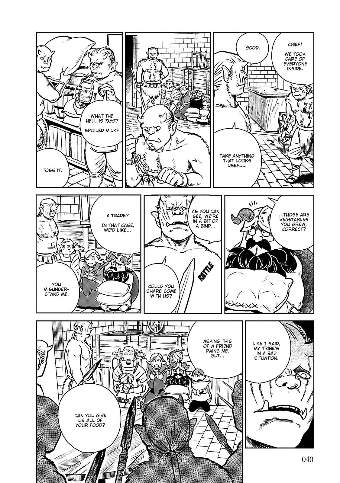 Dungeon Meshi Chapter 9 page 12 - Chapter 9: Orcs