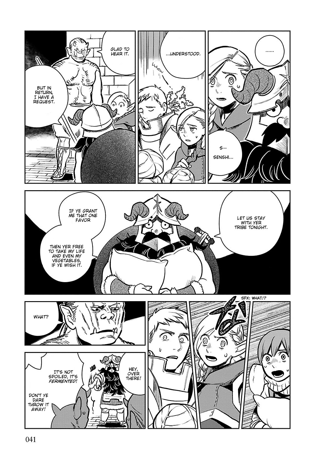 Dungeon Meshi Chapter 9 page 13 - Chapter 9: Orcs