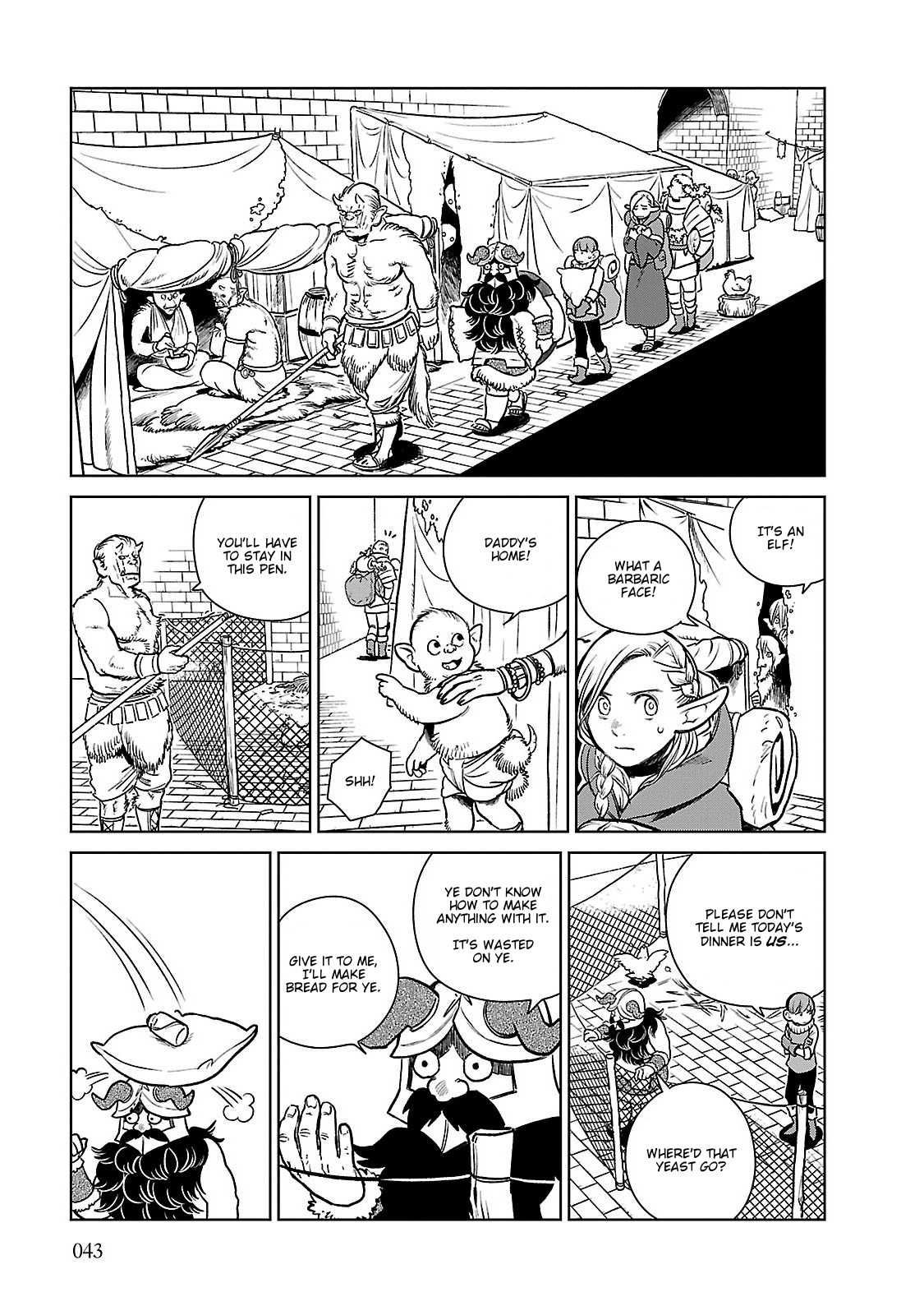 Dungeon Meshi Chapter 9 page 15 - Chapter 9: Orcs