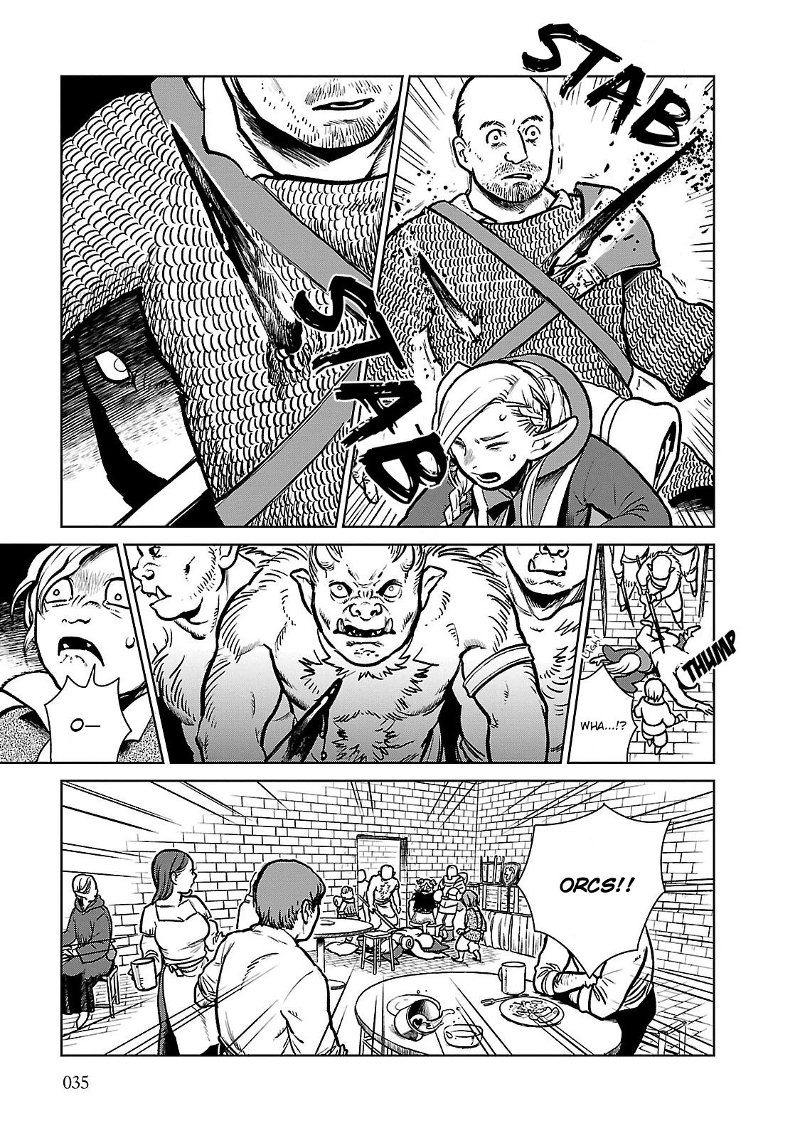 Dungeon Meshi Chapter 9 page 7 - Chapter 9: Orcs