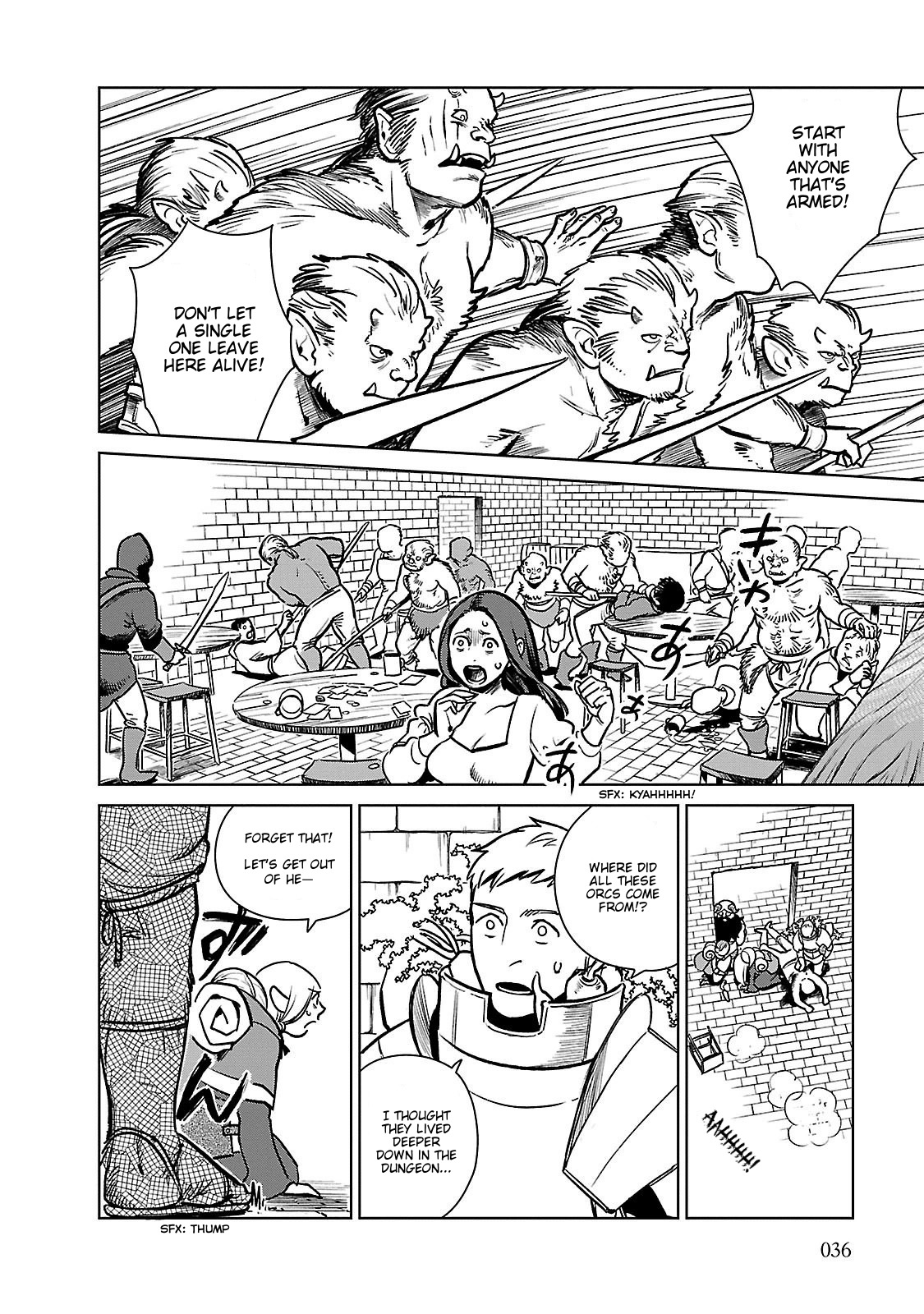 Dungeon Meshi Chapter 9 page 8 - Chapter 9: Orcs