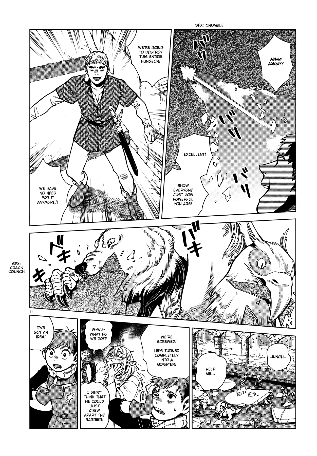 Dungeon Meshi Chapter 90 page 13 - Chapter 90: Winged Lion V