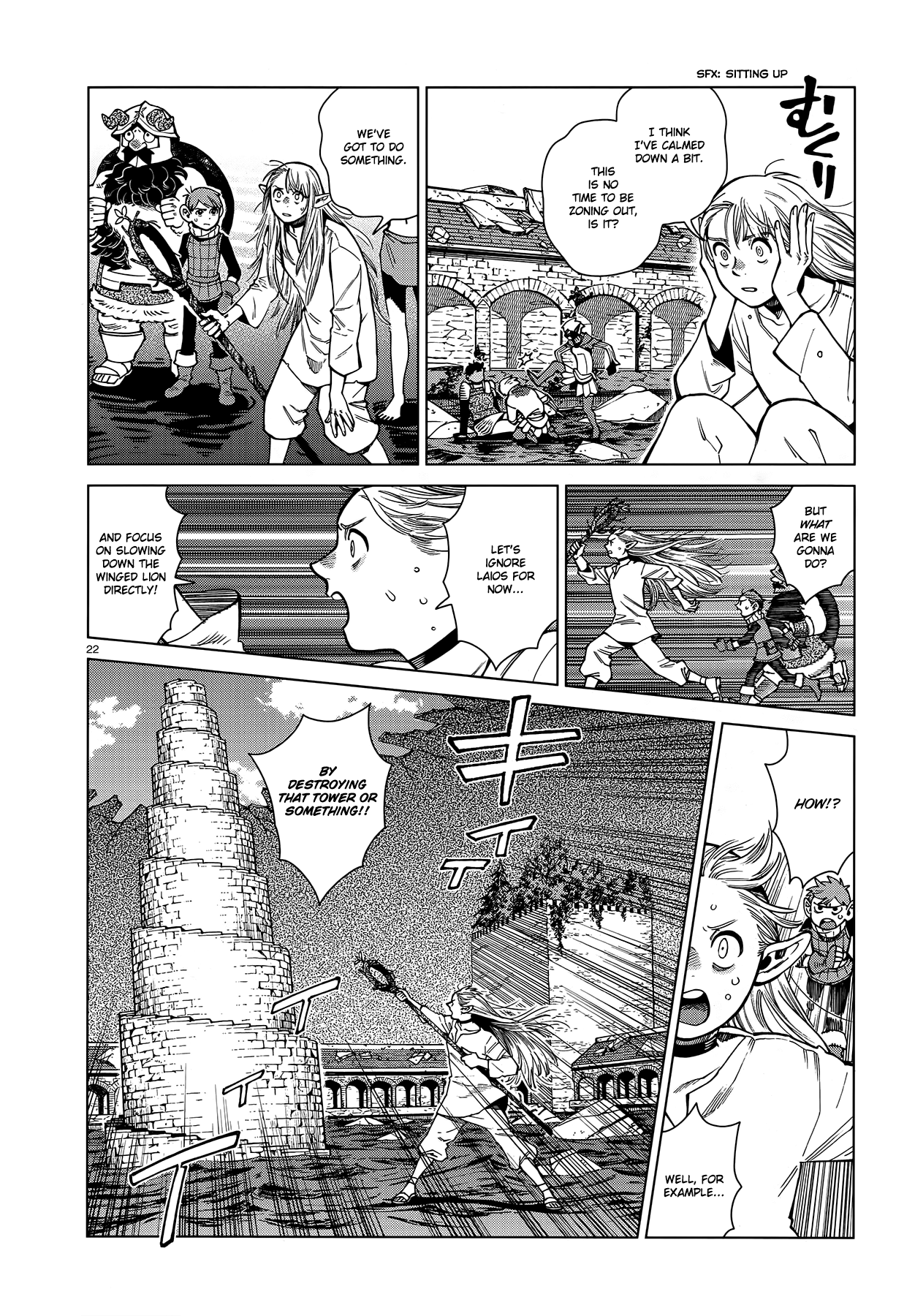 Dungeon Meshi Chapter 90 page 21 - Chapter 90: Winged Lion V