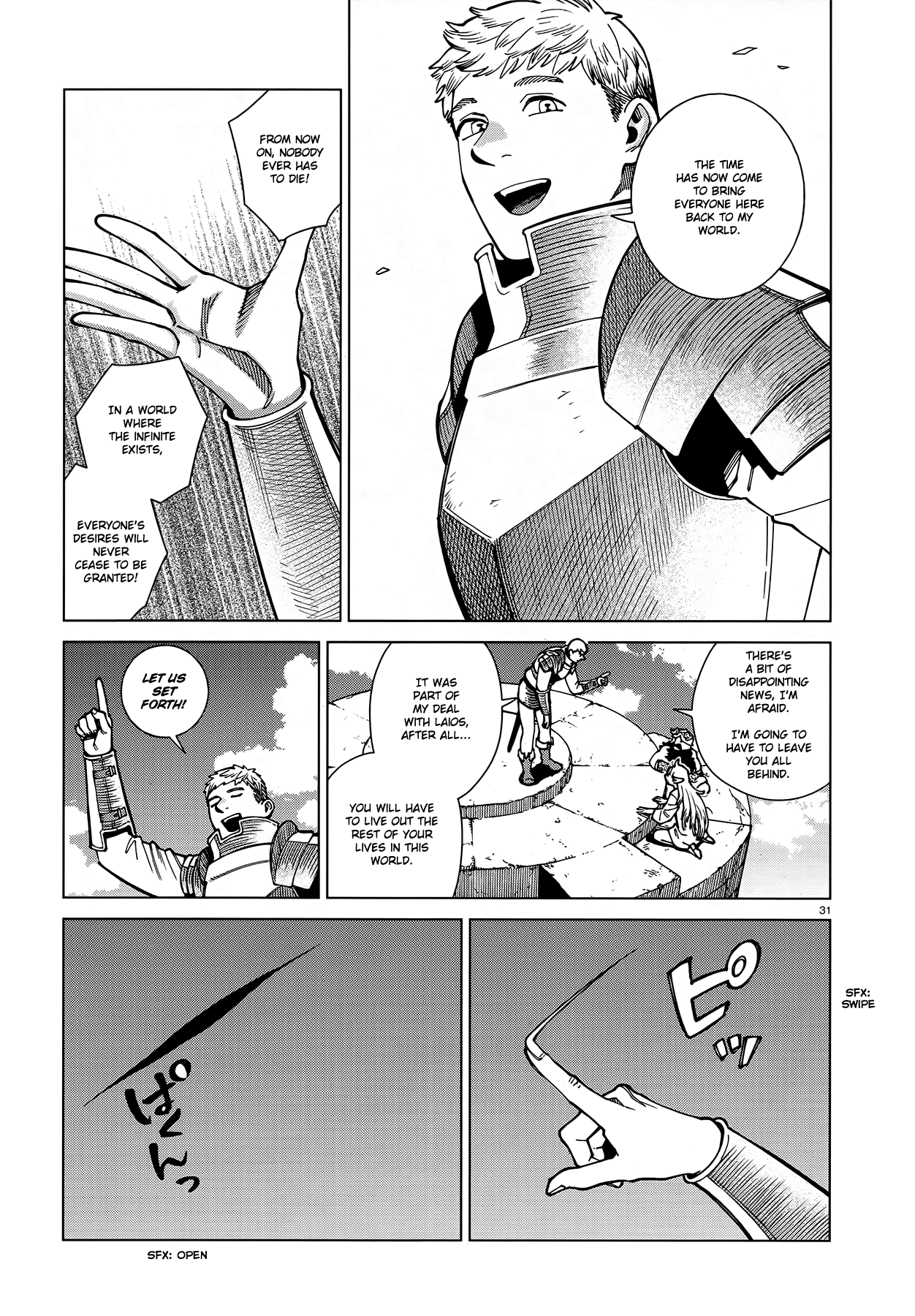 Dungeon Meshi Chapter 90 page 30 - Chapter 90: Winged Lion V