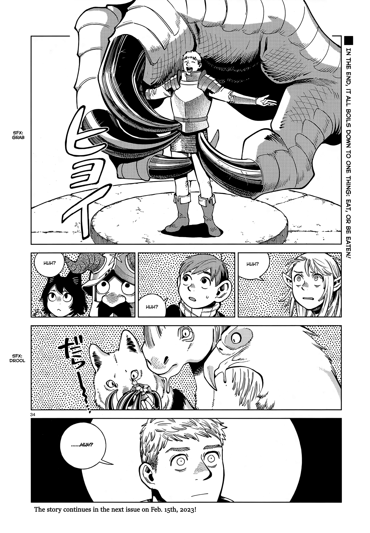 Dungeon Meshi Chapter 90 page 33 - Chapter 90: Winged Lion V