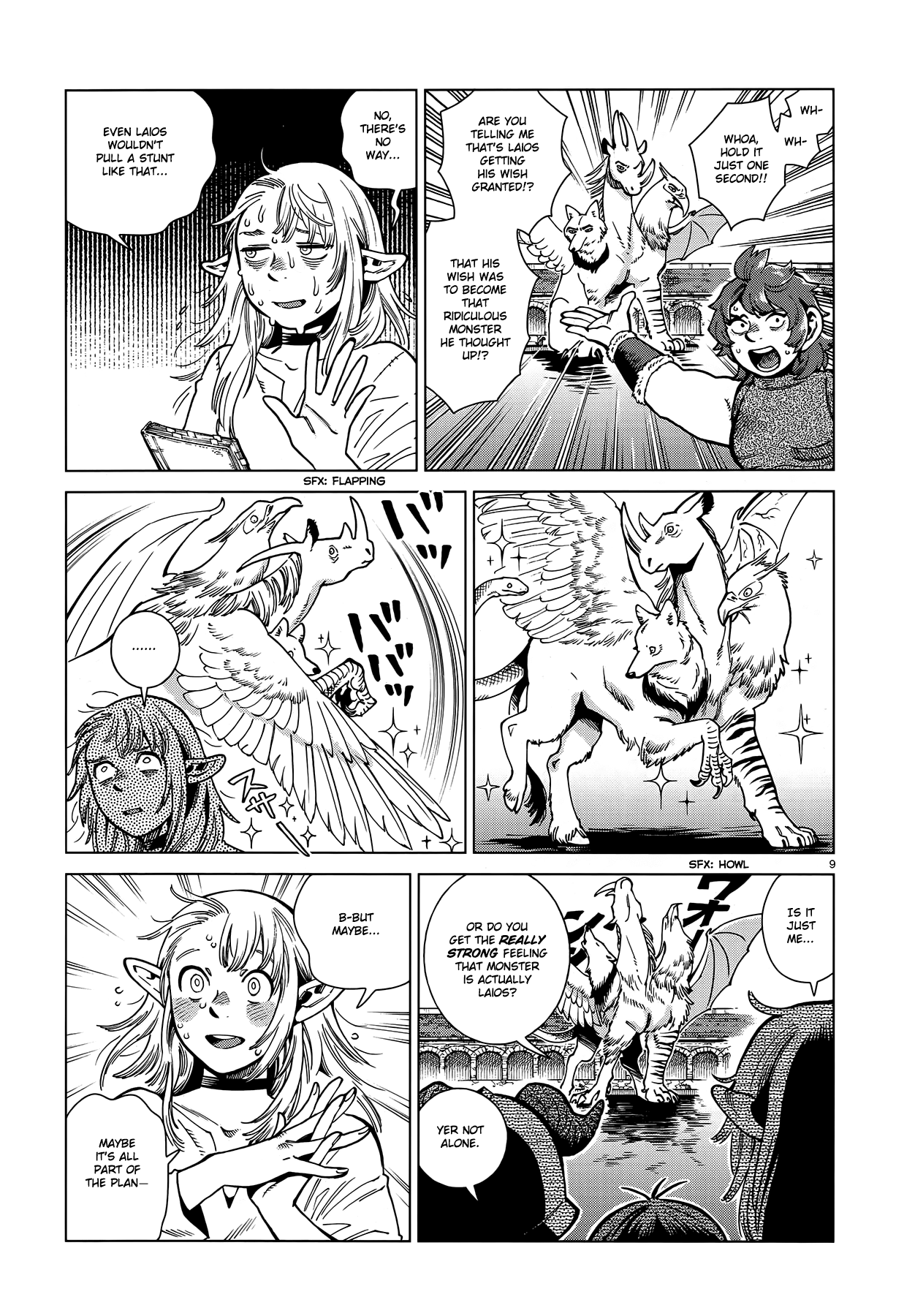 Dungeon Meshi Chapter 90 page 8 - Chapter 90: Winged Lion V