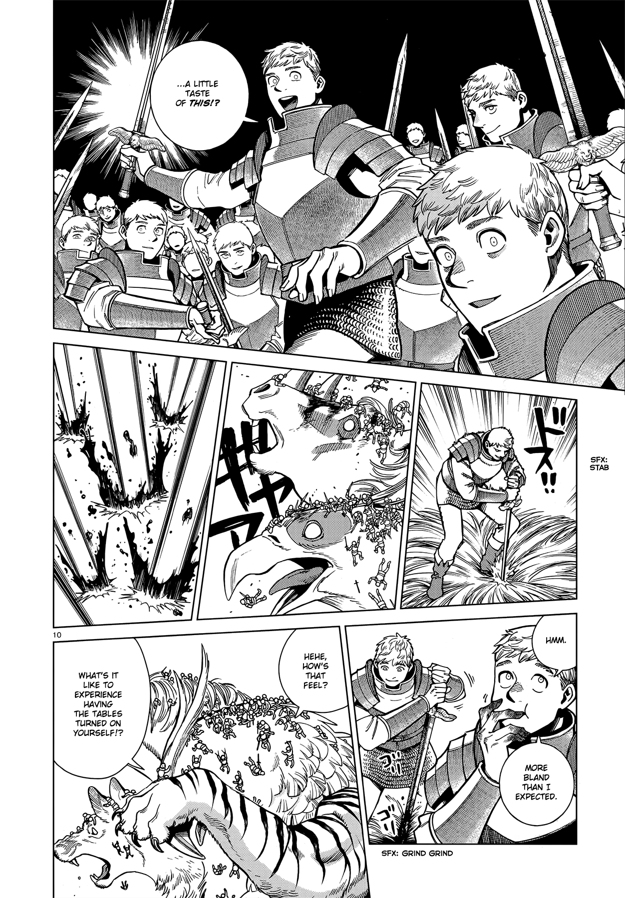Dungeon Meshi Chapter 91 page 10 - Chapter 91: Winged Lion VI
