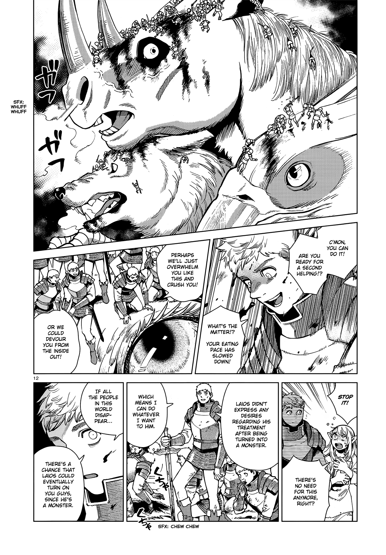 Dungeon Meshi Chapter 91 page 12 - Chapter 91: Winged Lion VI