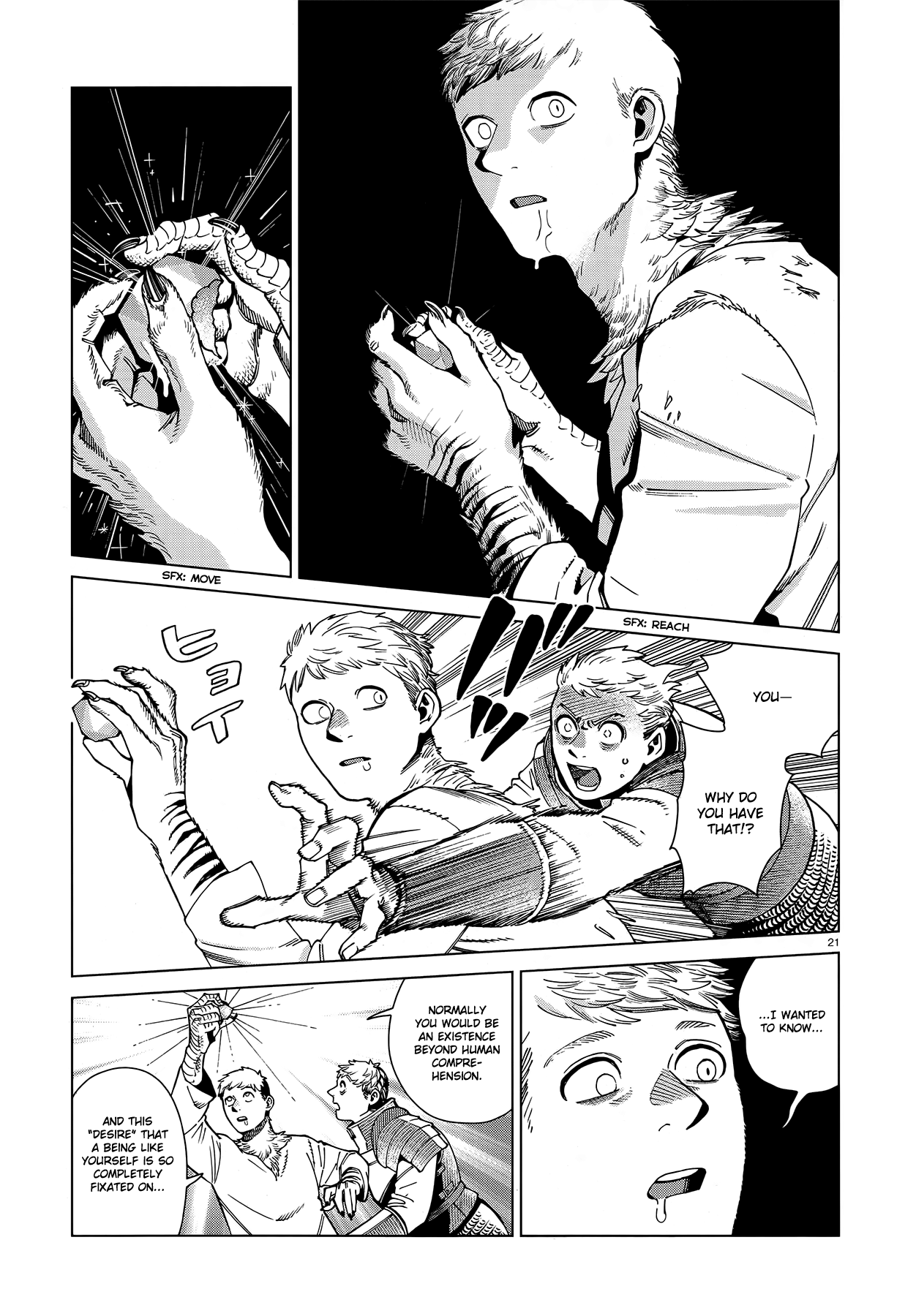 Dungeon Meshi Chapter 91 page 21 - Chapter 91: Winged Lion VI