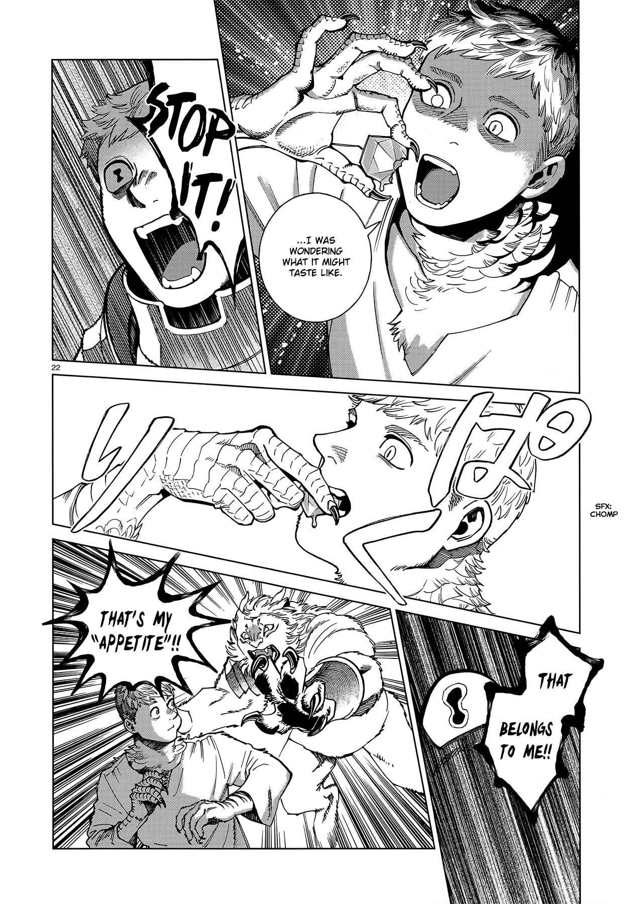 Dungeon Meshi Chapter 91 page 22 - Chapter 91: Winged Lion VI