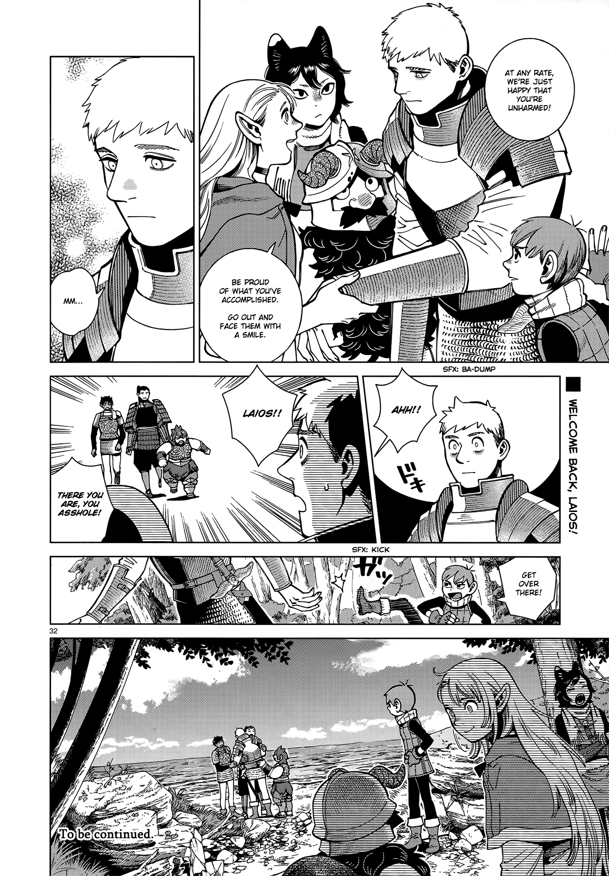 Dungeon Meshi Chapter 92 page 32 - Chapter 92: The Island