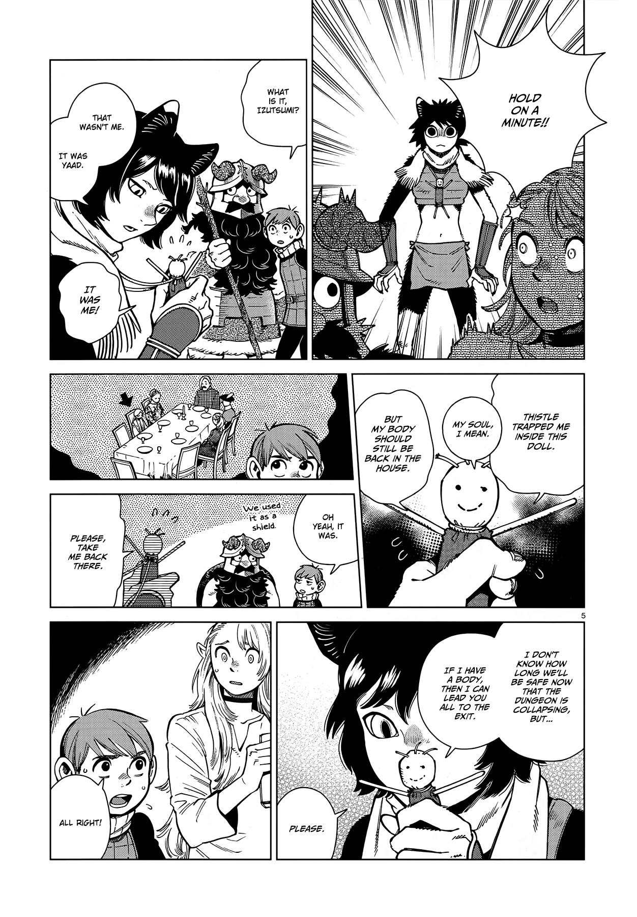Dungeon Meshi Chapter 92 page 5 - Chapter 92: The Island