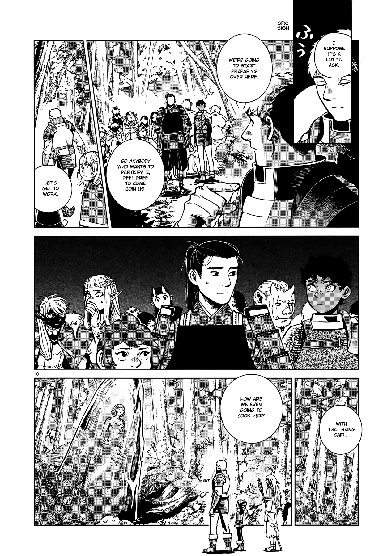 Dungeon Meshi Chapter 93 page 10 - Chapter 93: Falin I