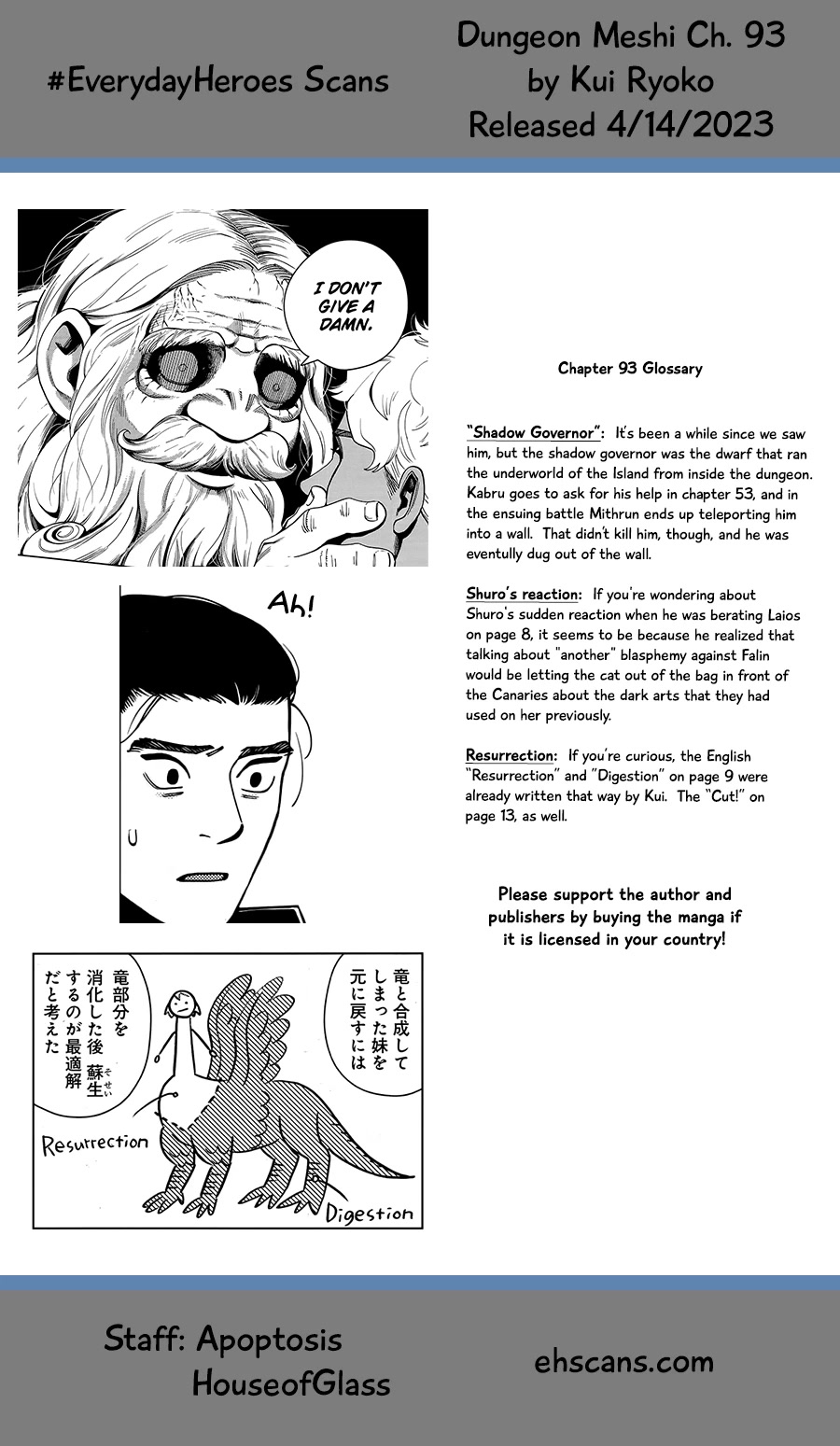 Dungeon Meshi Chapter 93 page 19 - Chapter 93: Falin I