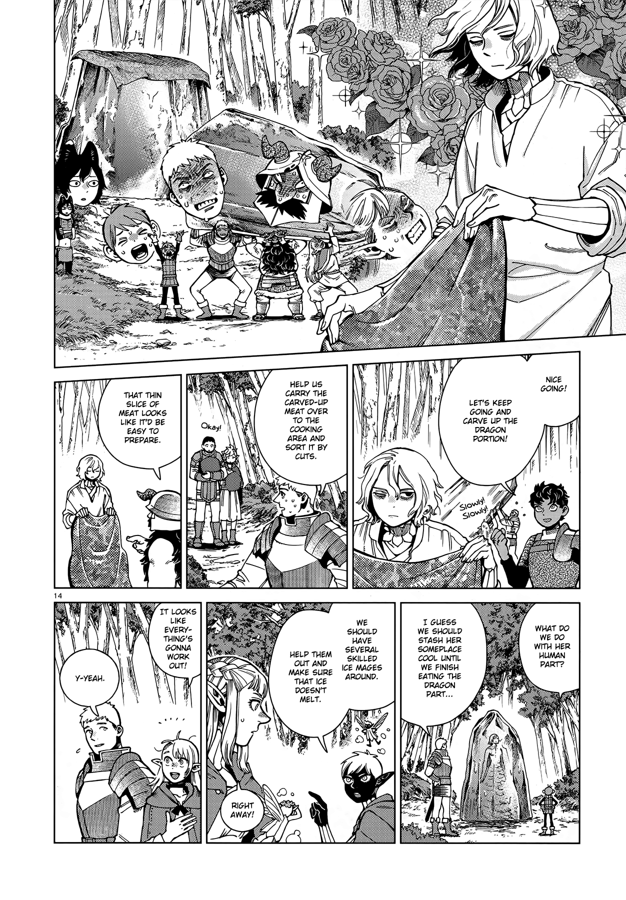 Dungeon Meshi Chapter 94 page 14 - Chapter 94: Falin II