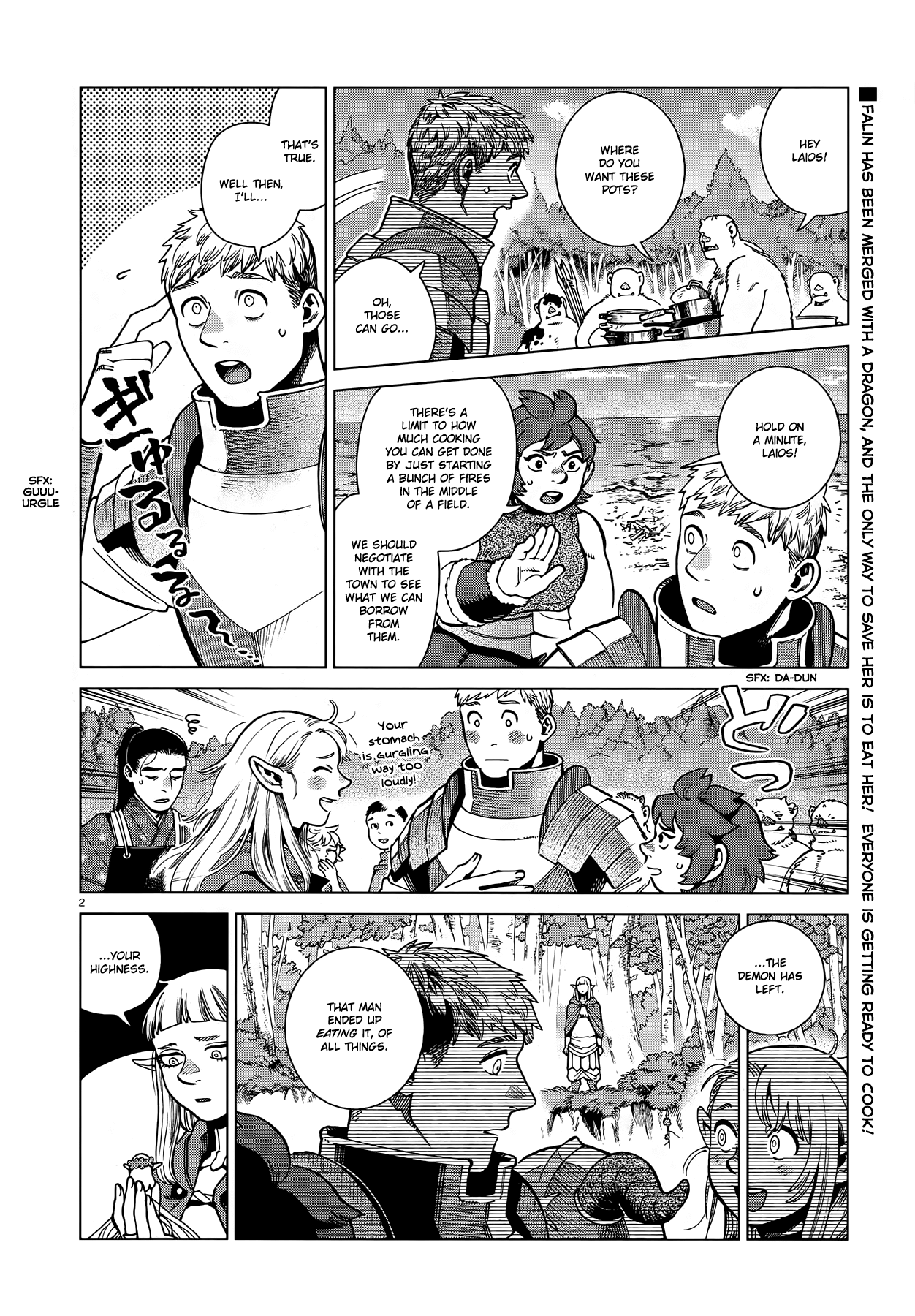 Dungeon Meshi Chapter 94 page 2 - Chapter 94: Falin II