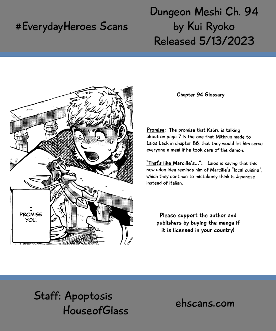 Dungeon Meshi Chapter 94 page 21 - Chapter 94: Falin II