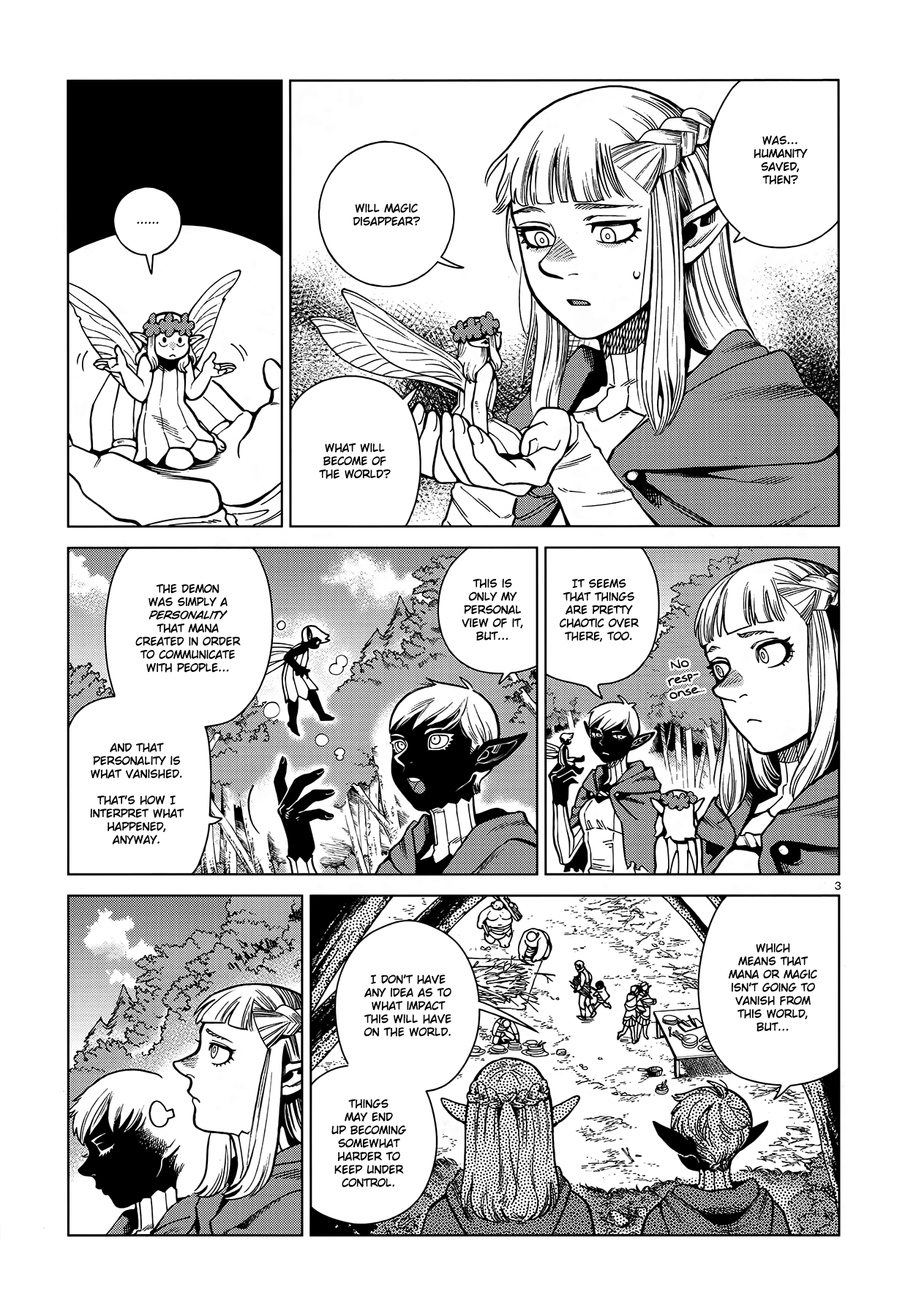 Dungeon Meshi Chapter 94 page 3 - Chapter 94: Falin II