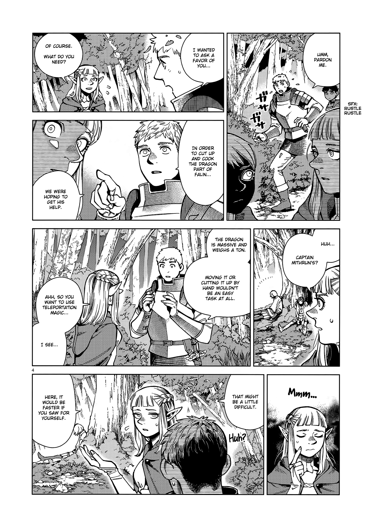 Dungeon Meshi Chapter 94 page 4 - Chapter 94: Falin II