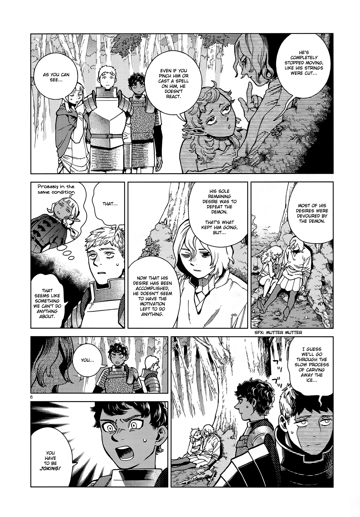 Dungeon Meshi Chapter 94 page 6 - Chapter 94: Falin II