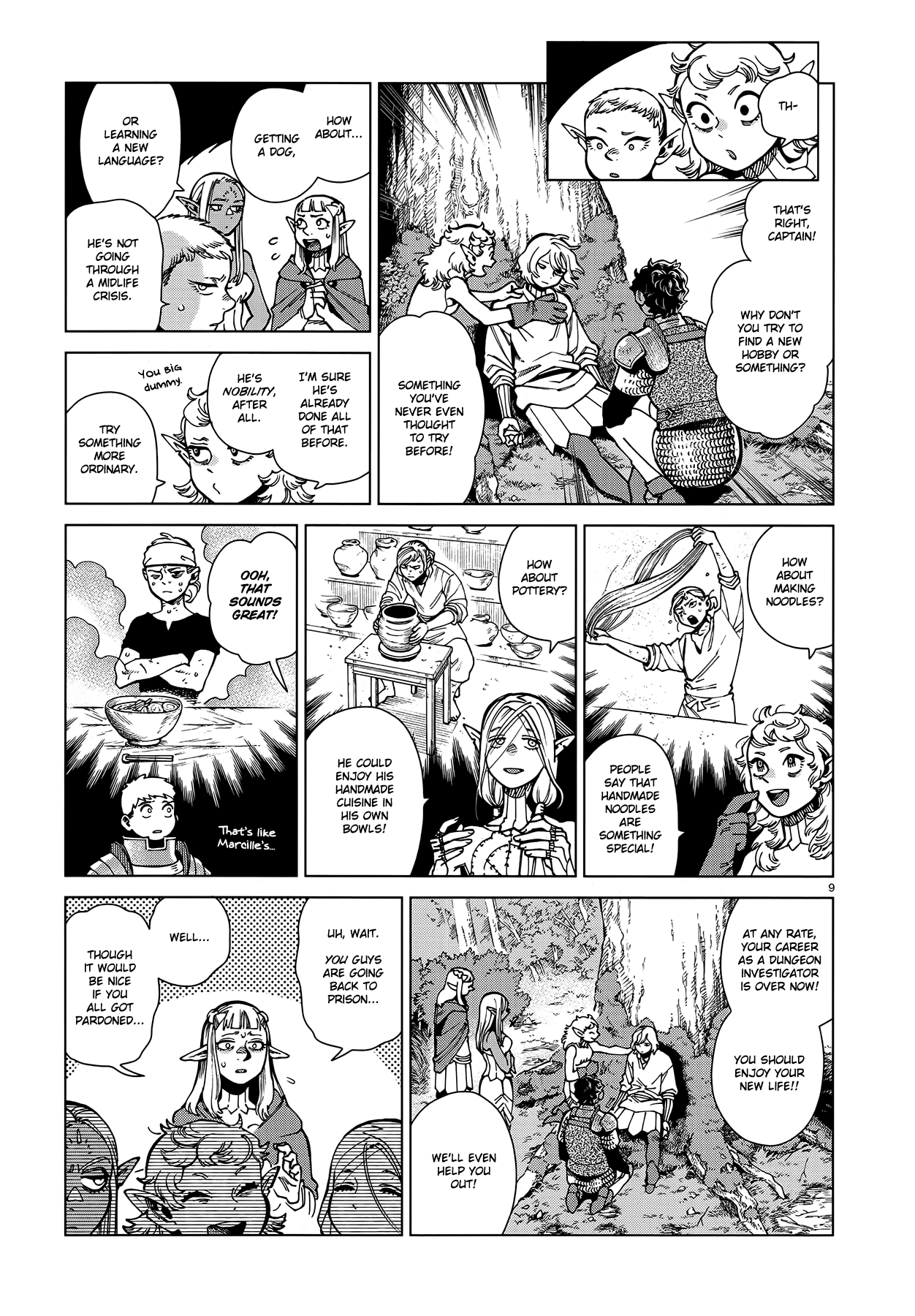 Dungeon Meshi Chapter 94 page 9 - Chapter 94: Falin II