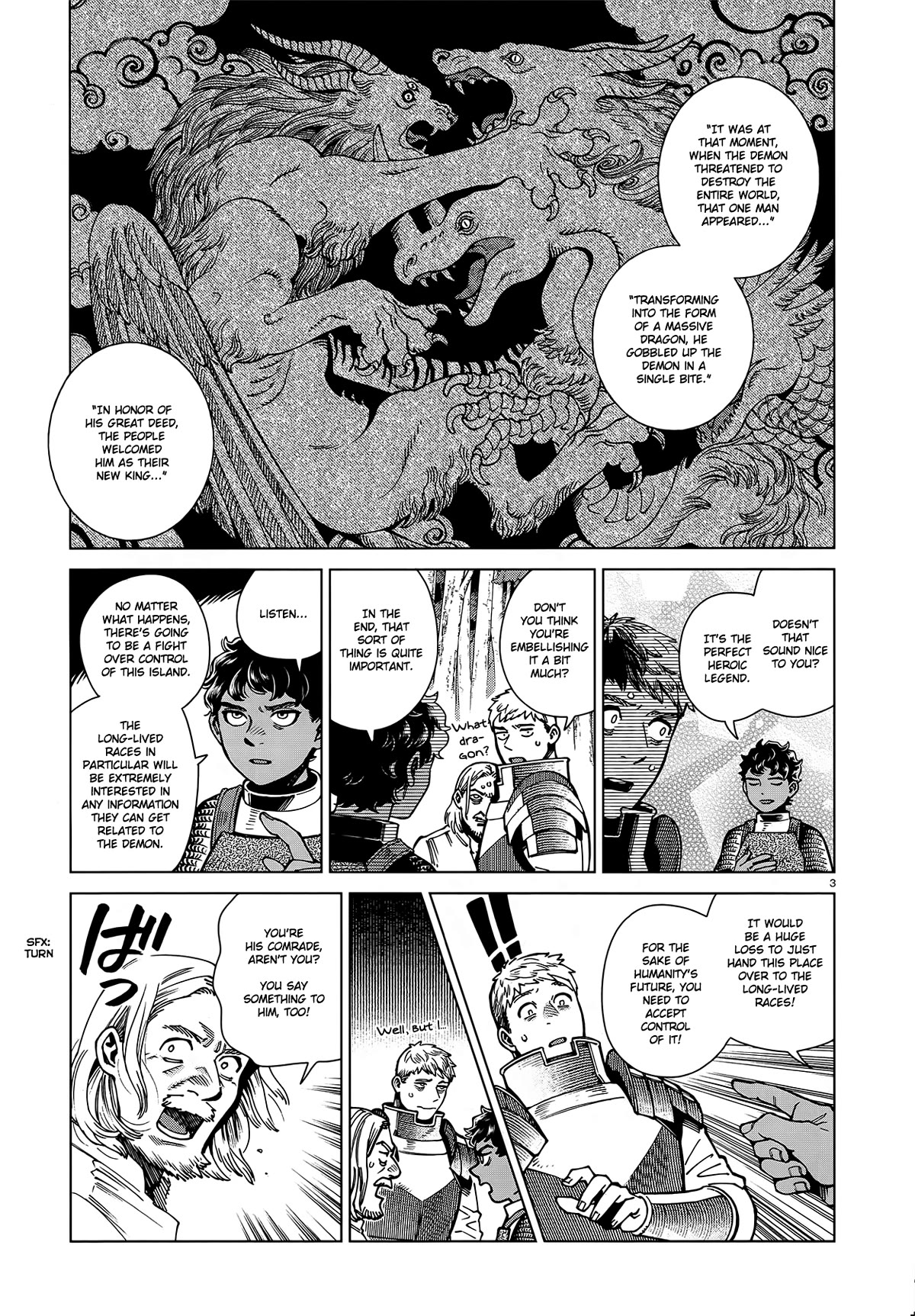 Dungeon Meshi Chapter 95 page 3 - Chapter 95: Falin III