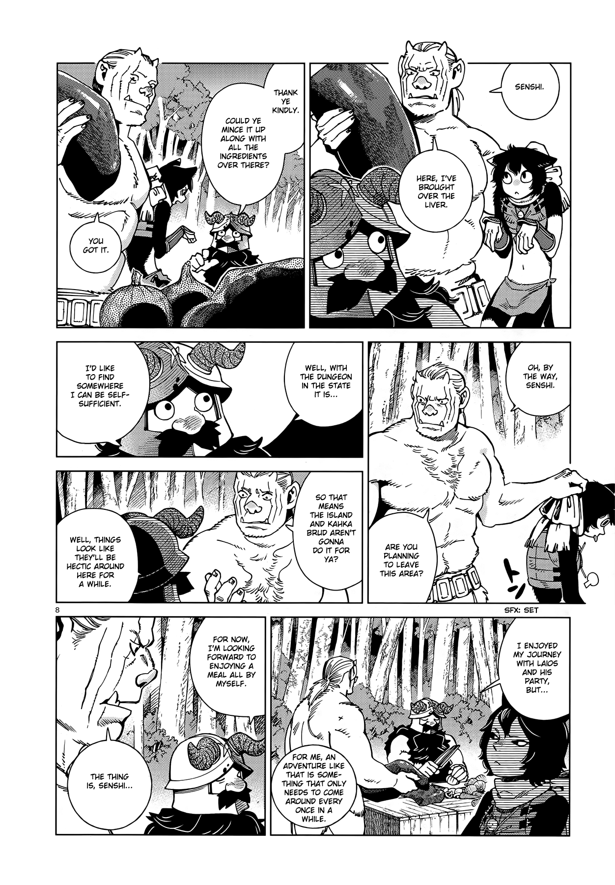 Dungeon Meshi Chapter 95 page 8 - Chapter 95: Falin III