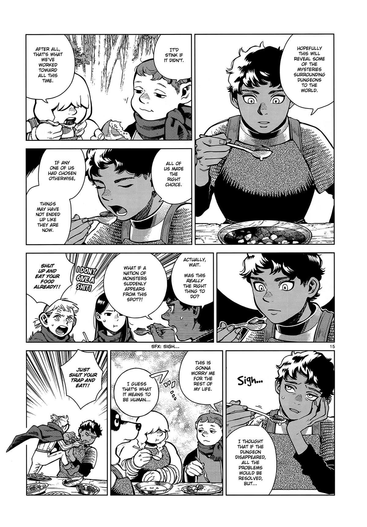 Dungeon Meshi Chapter 96 page 15 - Chapter 96: Falin IV