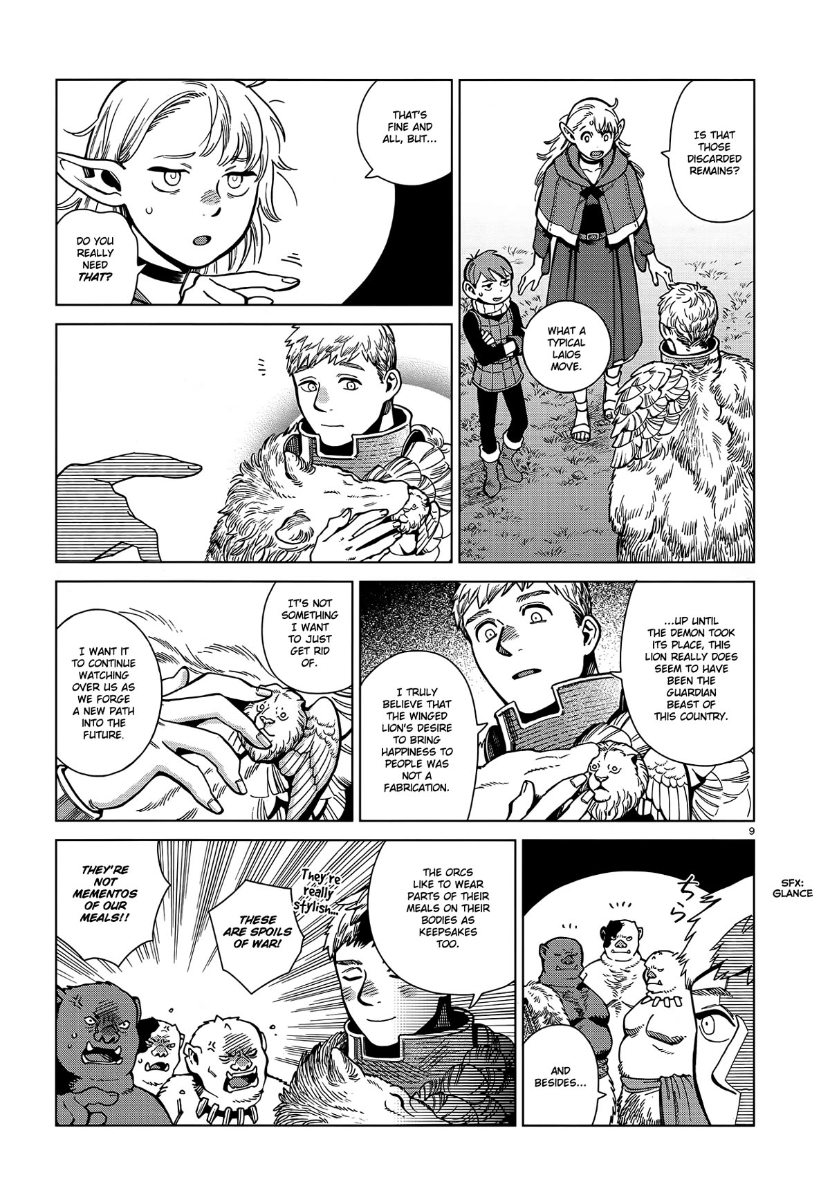 Dungeon Meshi Chapter 96 page 9 - Chapter 96: Falin IV