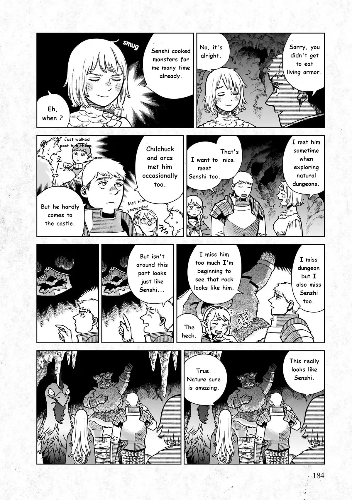 Dungeon Meshi Chapter 97.5 page 5 - Chapter 97.5: Extra - Monster Tidbits 14