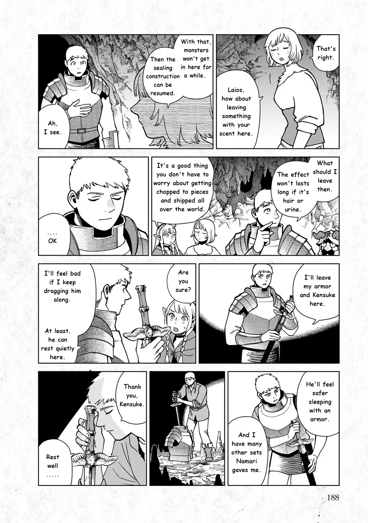 Dungeon Meshi Chapter 97.5 page 9 - Chapter 97.5: Extra - Monster Tidbits 14