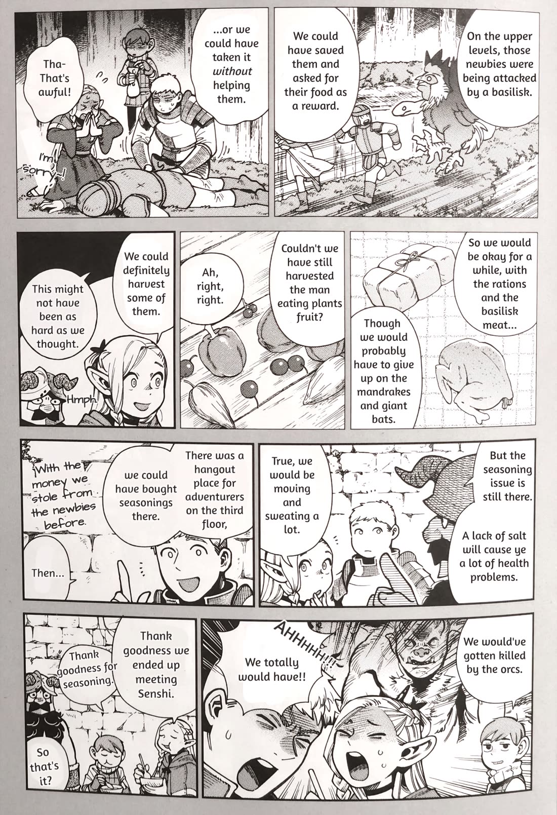 Dungeon Meshi Chapter 97.8 page 4 - Chapter 97.8: Blu-ray's Extra - "What If" Situation