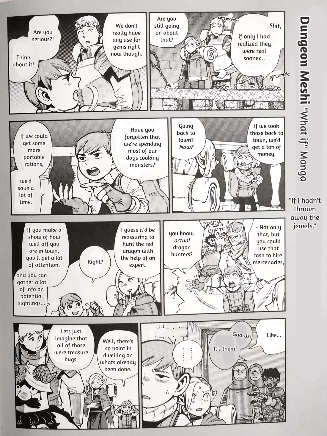 Dungeon Meshi Chapter 97.8 page 5 - Chapter 97.8: Blu-ray's Extra - "What If" Situation