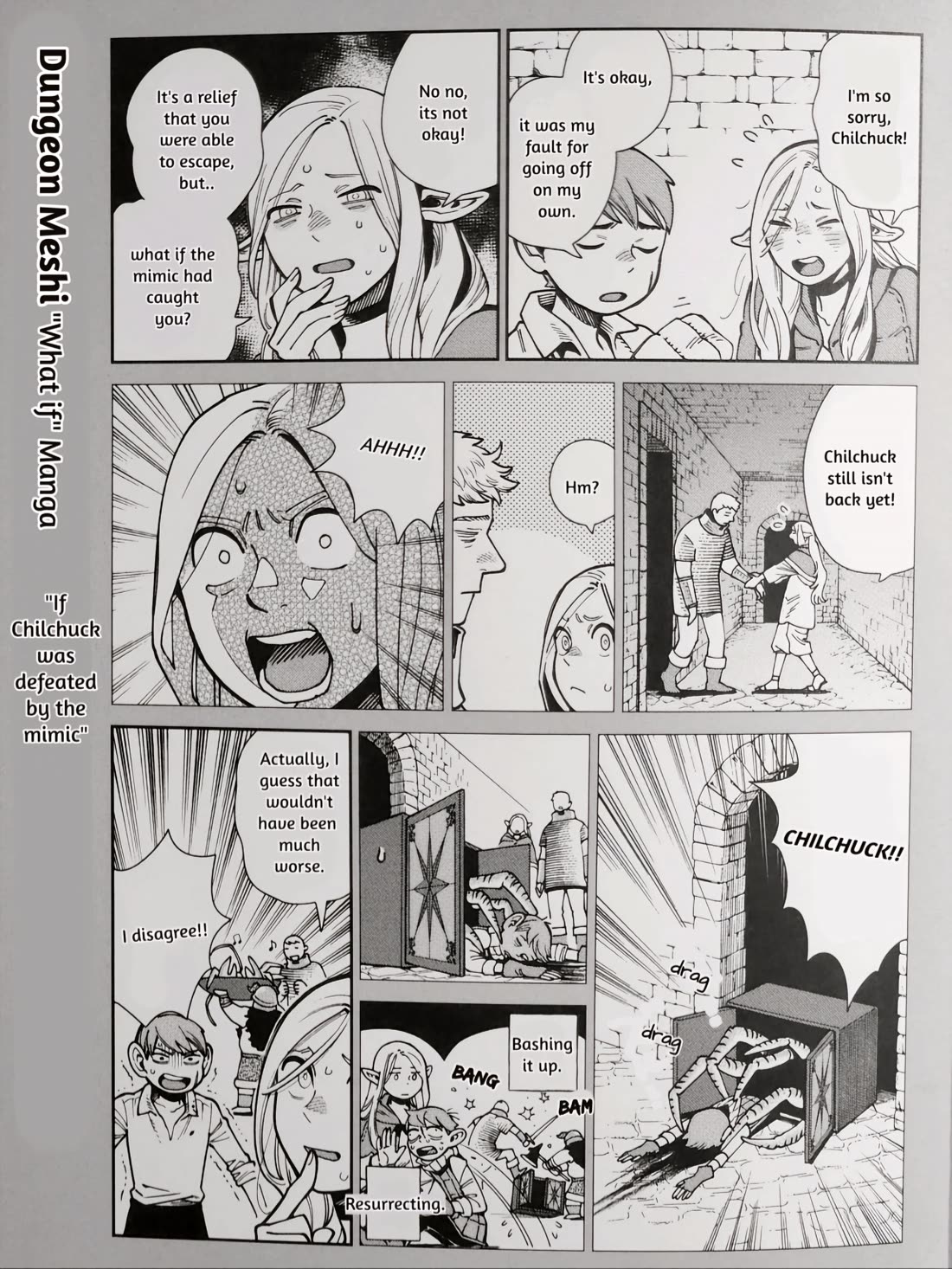 Dungeon Meshi Chapter 97.8 page 6 - Chapter 97.8: Blu-ray's Extra - "What If" Situation