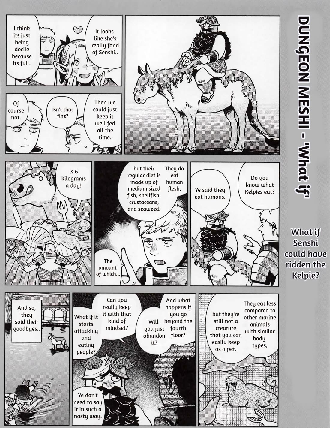 Dungeon Meshi Chapter 97.82 page 3 - Chapter 97.82: Blu-ray's Extra Vol 2 - "What If" Situation