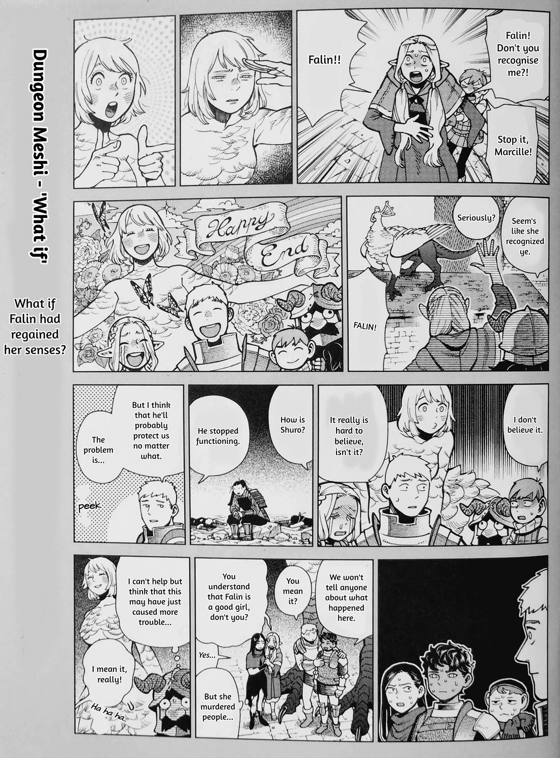 Dungeon Meshi Chapter 97.83 page 2 - Chapter 97.83: Blu-ray's Extra Vol 3 - "What If" Situation