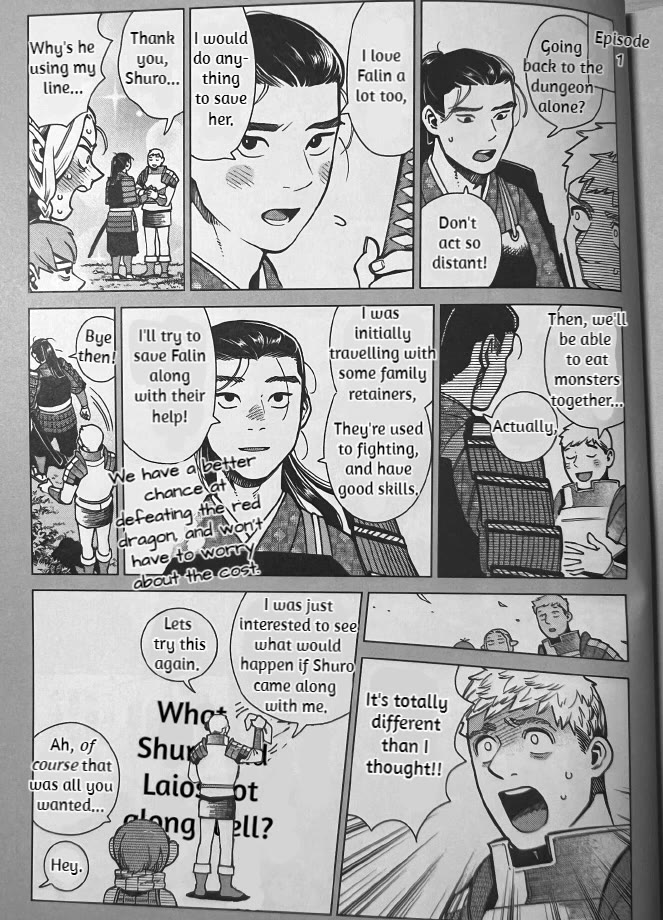 Dungeon Meshi Chapter 97.83 page 4 - Chapter 97.83: Blu-ray's Extra Vol 3 - "What If" Situation