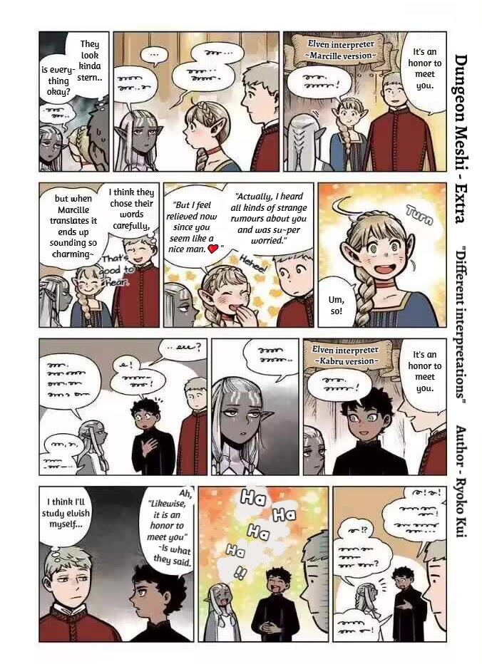 Dungeon Meshi Chapter 97.85 page 2 - Chapter 97.85: Harta Extra