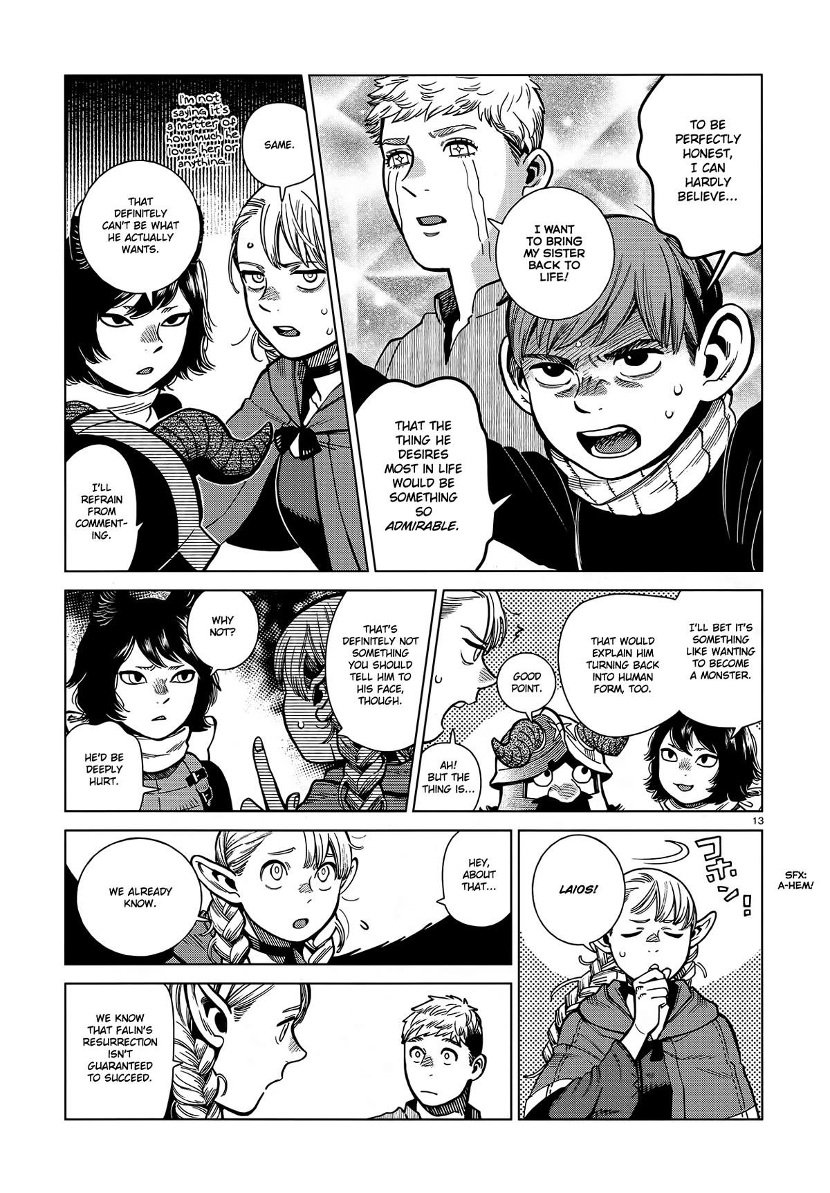 Dungeon Meshi Chapter 97 page 13 - Chapter 97: Final Chapter - Dungeon Meshi [END]