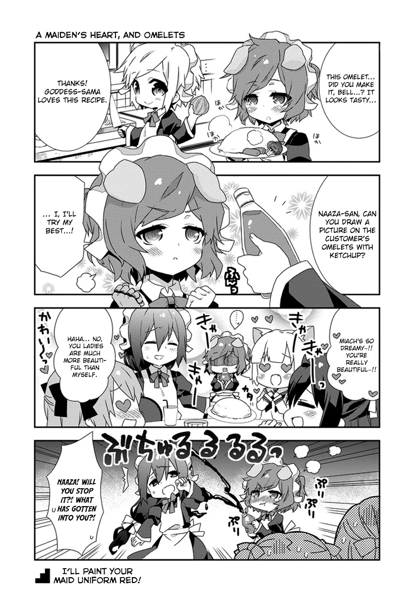 Dungeon ni Deai o Motomeru no wa Machigatte Iru Darou ka 4-koma - Kami-sama no Nichijou Chapter 1.12 page 4 - Vol.1 Chapter 12