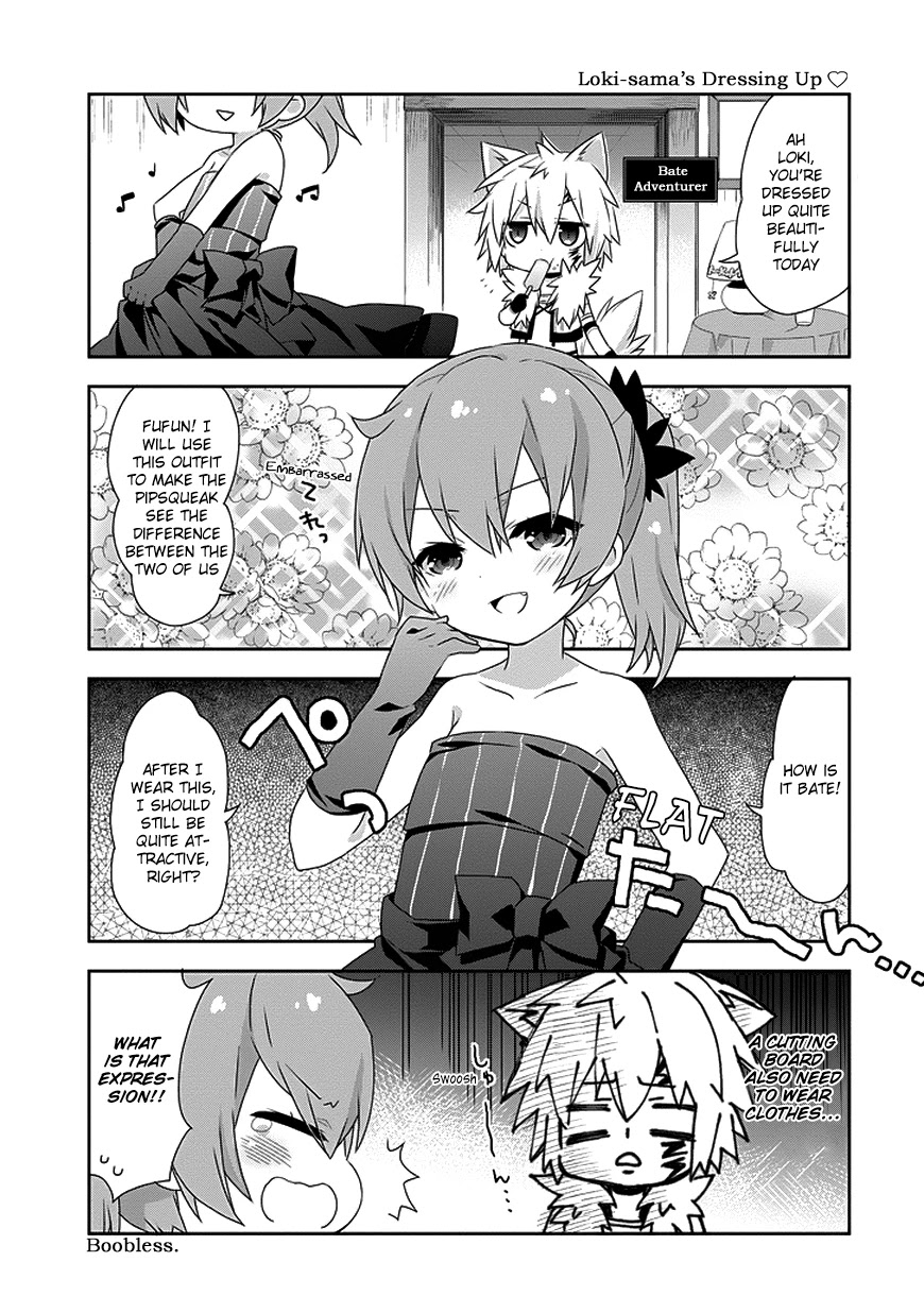 Dungeon ni Deai o Motomeru no wa Machigatte Iru Darou ka 4-koma - Kami-sama no Nichijou Chapter 1.3 page 7 - Vol.1 Chapter 3