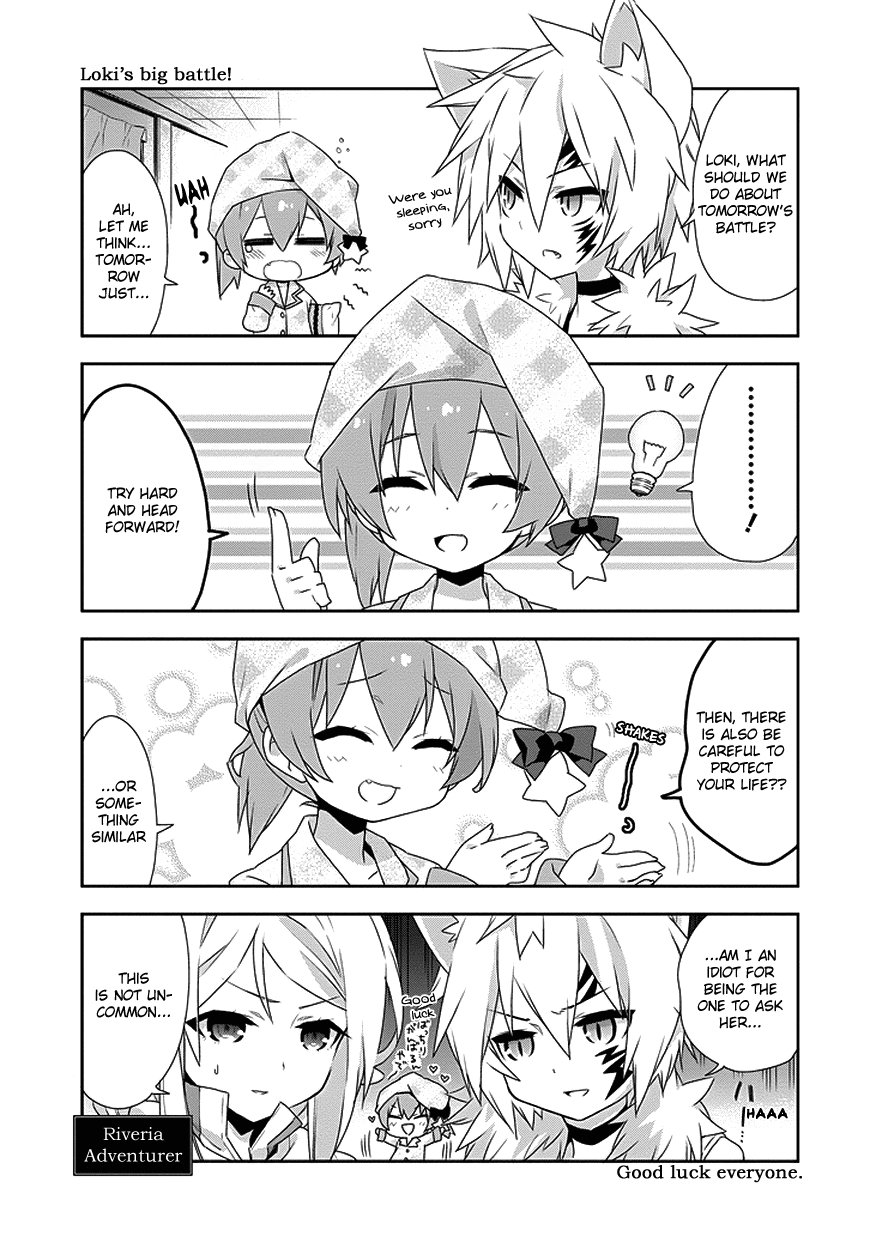 Dungeon ni Deai o Motomeru no wa Machigatte Iru Darou ka 4-koma - Kami-sama no Nichijou Chapter 1.5 page 9 - Vol.1 Chapter 5