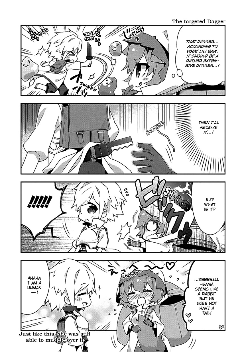 Dungeon ni Deai o Motomeru no wa Machigatte Iru Darou ka 4-koma - Kami-sama no Nichijou Chapter 1.6 page 6 - Vol.1 Chapter 6