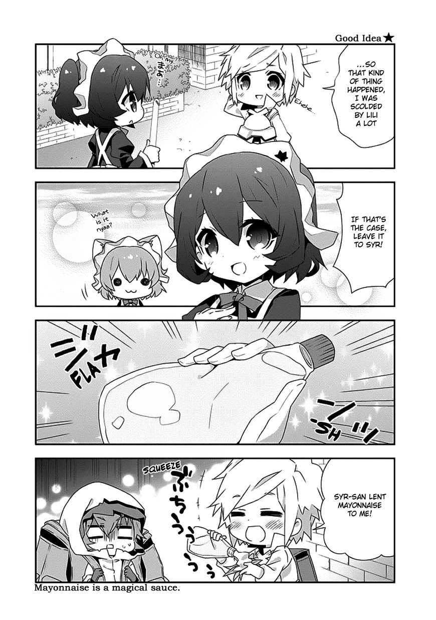 Dungeon ni Deai o Motomeru no wa Machigatte Iru Darou ka 4-koma - Kami-sama no Nichijou Chapter 1.7 page 6 - Vol.1 Chapter 7