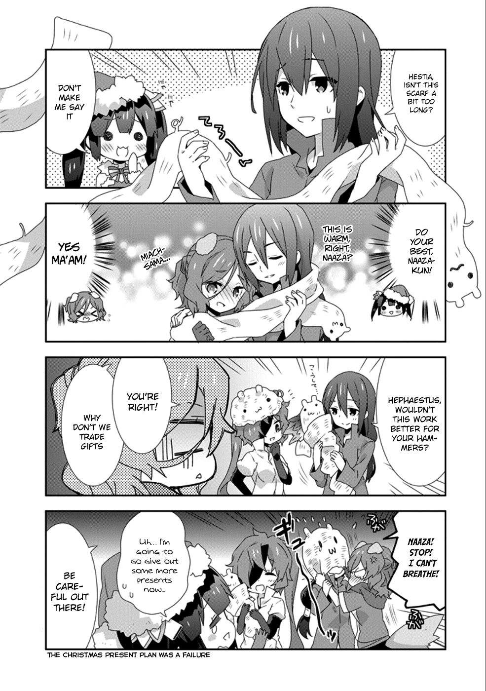 Dungeon ni Deai o Motomeru no wa Machigatte Iru Darou ka 4-koma - Kami-sama no Nichijou Chapter 2.10 page 5 - Vol.2 Chapter 10