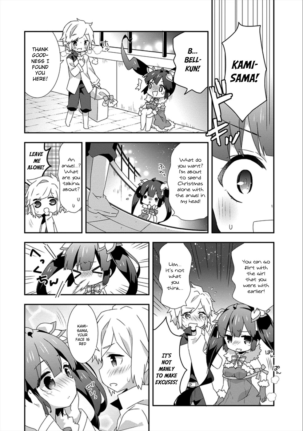 Dungeon ni Deai o Motomeru no wa Machigatte Iru Darou ka 4-koma - Kami-sama no Nichijou Chapter 2.11 page 8 - Vol.2 Chapter 11