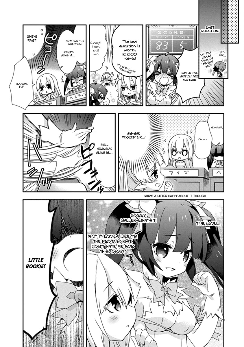 Dungeon ni Deai o Motomeru no wa Machigatte Iru Darou ka 4-koma - Kami-sama no Nichijou Chapter 2.14 page 11 - Vol.2 Chapter 14